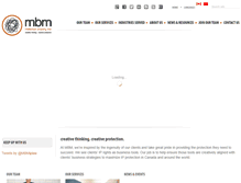 Tablet Screenshot of mbm.com