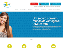 Tablet Screenshot of mbm.org.br
