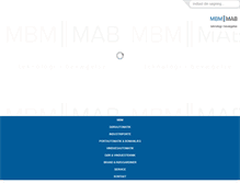 Tablet Screenshot of mbm.as